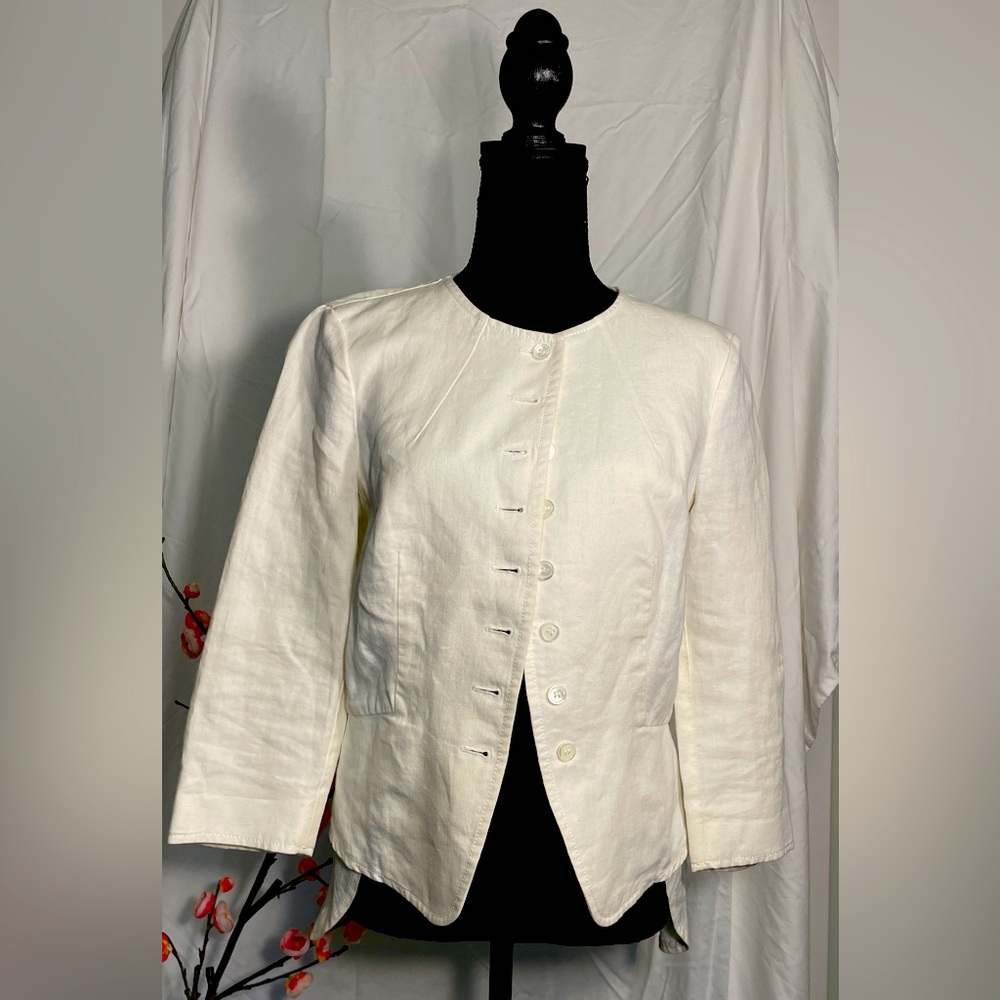 Derek Lam | White Linen Jacket, size 6